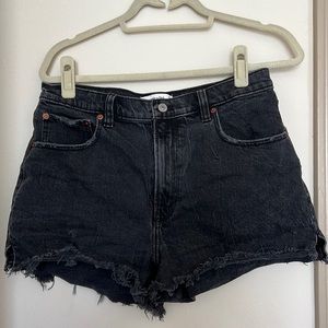 Abercrombie Black Denim Shorts